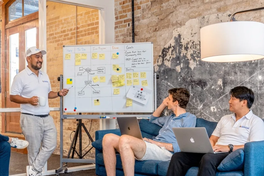 Little Web Co team at work